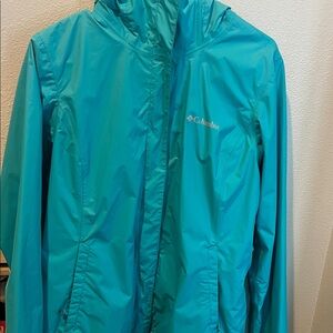 Columbia Aqua Blue Outdoor Jacket